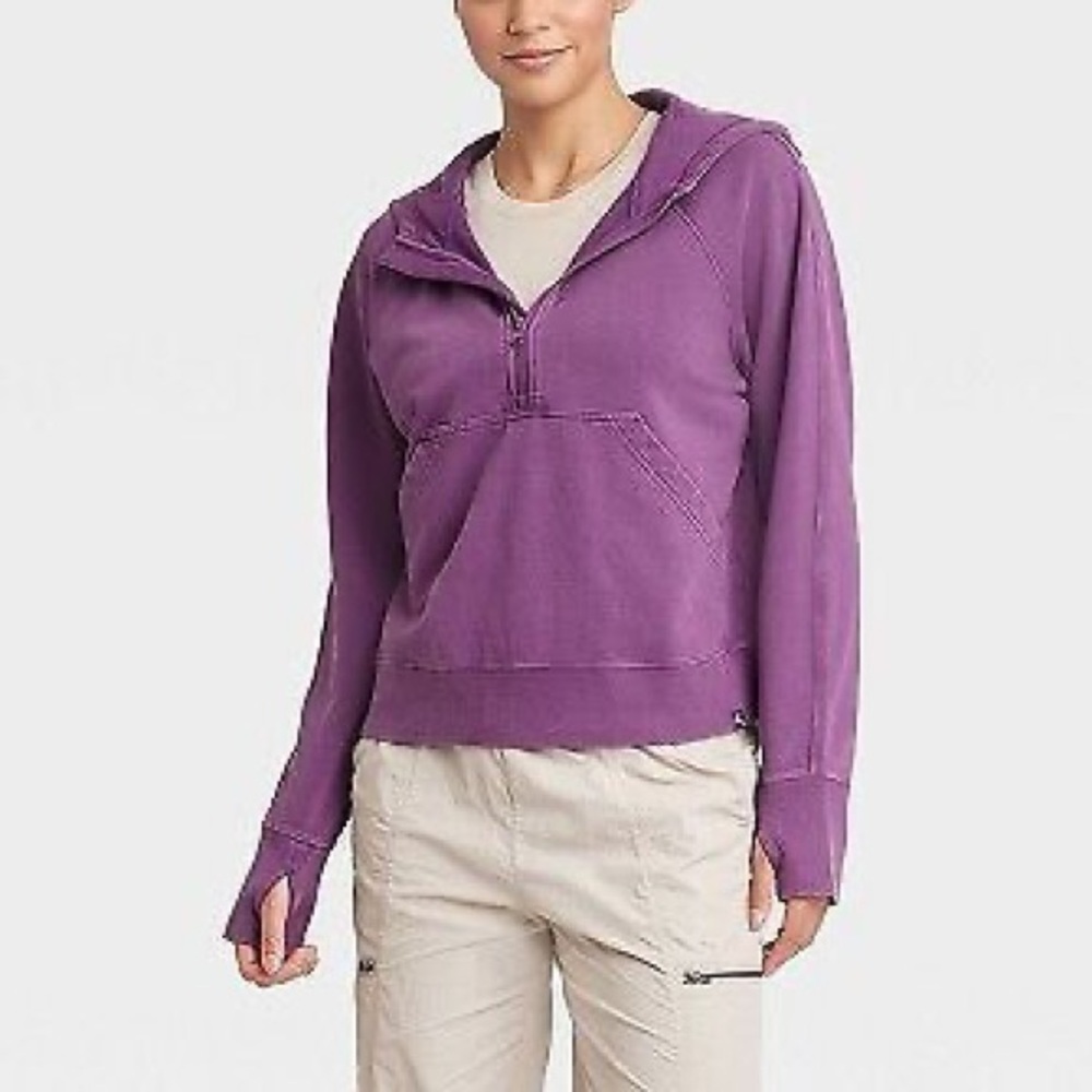 JOYLAB quarter zip sweatshirt hoodie workout size small winter trending